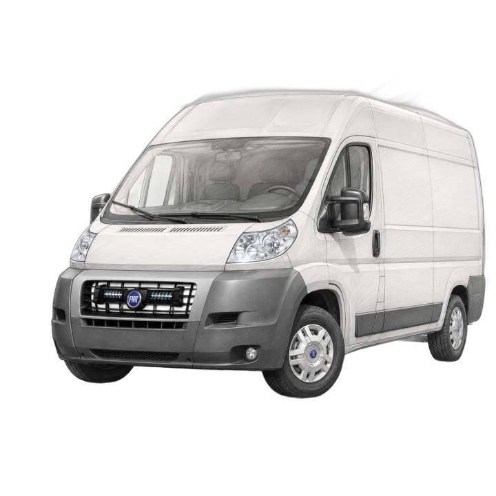 2x Kramp LA10811 LED Kit with ORAX Systems Brackets — Fiat Ducato III X250 2006-2014