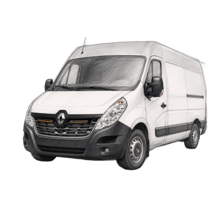 ORAX Systems LED Grille Brackets — Renault Master III Phase 2 (X62) 2014-2019