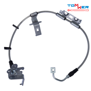 Tomwer Braided Brake Line — Wrangler JL/JT Sahara/Rubicon, right front