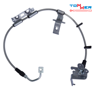 Tomwer Braided Brake Line — Wrangler JL/JT Sahara/Rubicon, left front