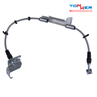 Tomwer Braided Brake Line — Wrangler JL, right rear
