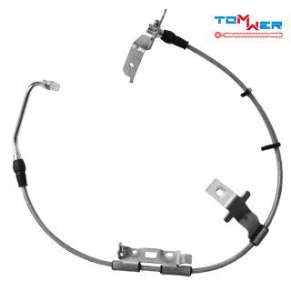 Tomwer Braided Brake Line — Wrangler JL Sport, right front