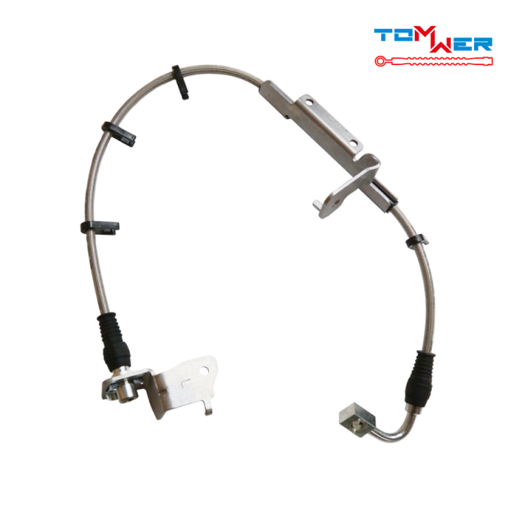 Tomwer Braided Brake Line — Wrangler JL 4xe/392, right rear