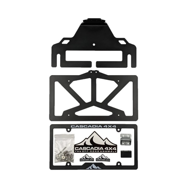 Cascadia 4x4 Flipster V3 CHF101 — Winch License Plate Mounting System - view 5