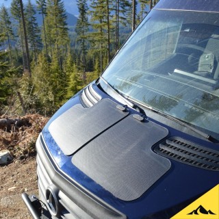 Cascadia 4x4 VSS System™ 2.0 CHF152 — 86 W Hood Solar Panel, Mercedes Sprinter VS30 2019–2025