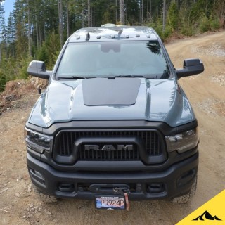 Cascadia 4x4 VSS System™ 2.0 CHF159 — 92 W Hood Solar Panel for Ram HD, Ford F-150, Toyota Tacoma, Tundra, Land Cruiser