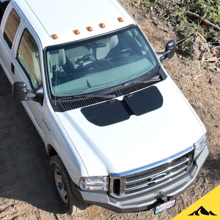 Cascadia 4x4 VSS System™ 2.0 CHF167 — Hood Solar Panel, Ford Super Duty 1999–2007