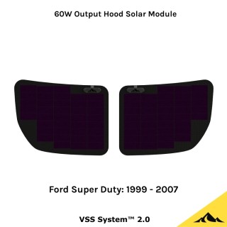 Cascadia 4x4 VSS System™ 2.0 CHF167 — Hood Solar Panel, Ford Super Duty 1999–2007 - view 2