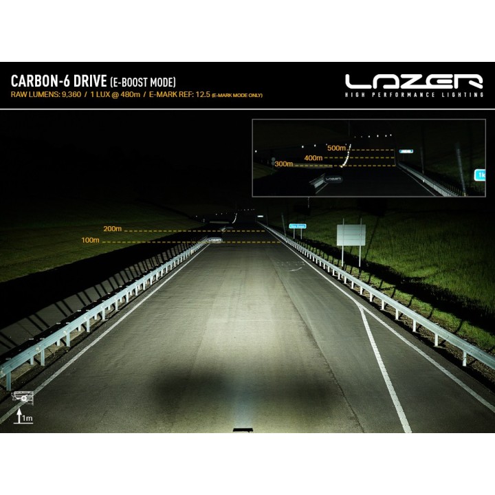 LAZER Carbon-6 Drive Gen3 – 9,360 lm at just 0.45 kg