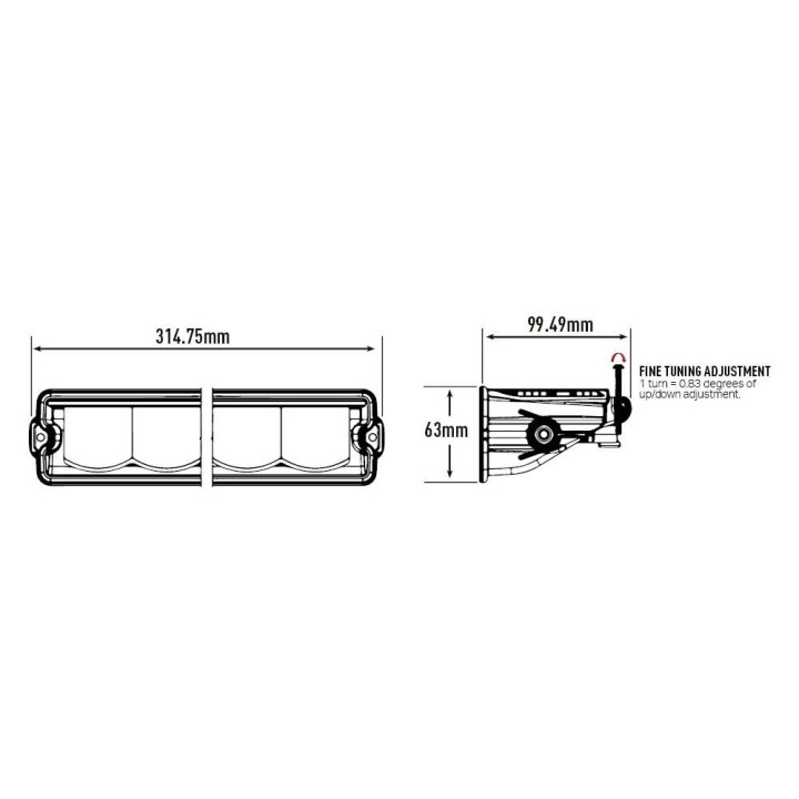 LAZER CARBON-6 Spot (Gen. 3) – 9360 lm – 1536m – ECE R149