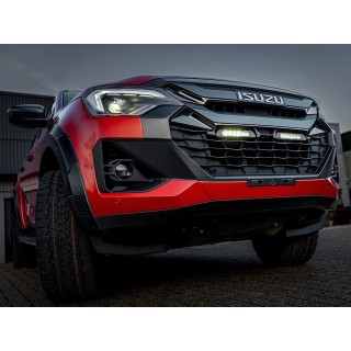 Kit with LAZER Linear 6 Elite with factory grille mounting system - Isuzu D-Max (2024 - 2026 -)