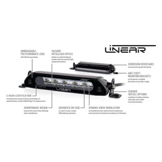 Kit with LAZER Glide with pozycyjnym light with factory grille mounting system - Ford Transit Connect (2023+) - view 2
