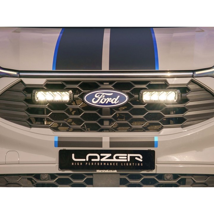 Kit of two LAZER TRIPLE-R 750 Beacon (Gen2) with factory grille mounting system - Ford Transit Custom Sport (2024 -) - view 6