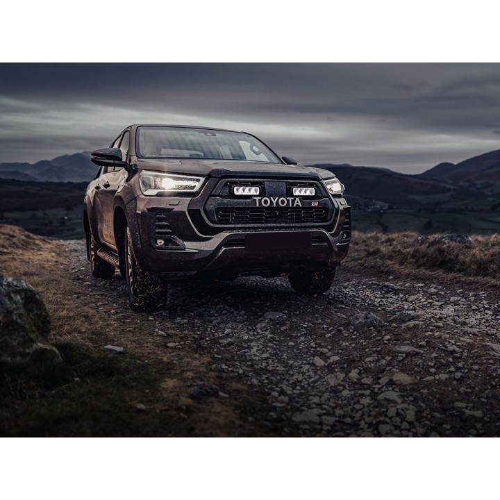 Kit of two LAZER TRIPLE-R 750 (Gen2) with factory grille mounting system - Toyota Hilux GR Sport (2022 - 2024) - view 2