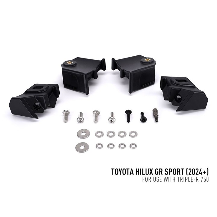 Kit of two LAZER TRIPLE-R 750 Elite (Gen2) with factory grille mounting system - Toyota Hilux GR Sport II (2025 -) - view 3