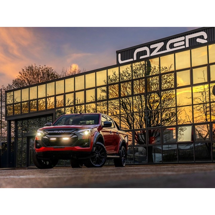 Kit with LAZER Linear 6 Elite+ with factory grille mounting system - Isuzu D-Max (2024 - 2026 -) - view 5