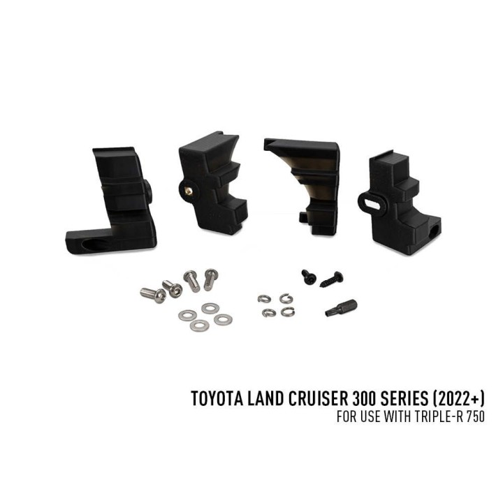 Kit of two LAZER TRIPLE-R 750 (Gen2) with factory grille mounting system - Toyota Land Cruiser 300 (2021 -) - view 6