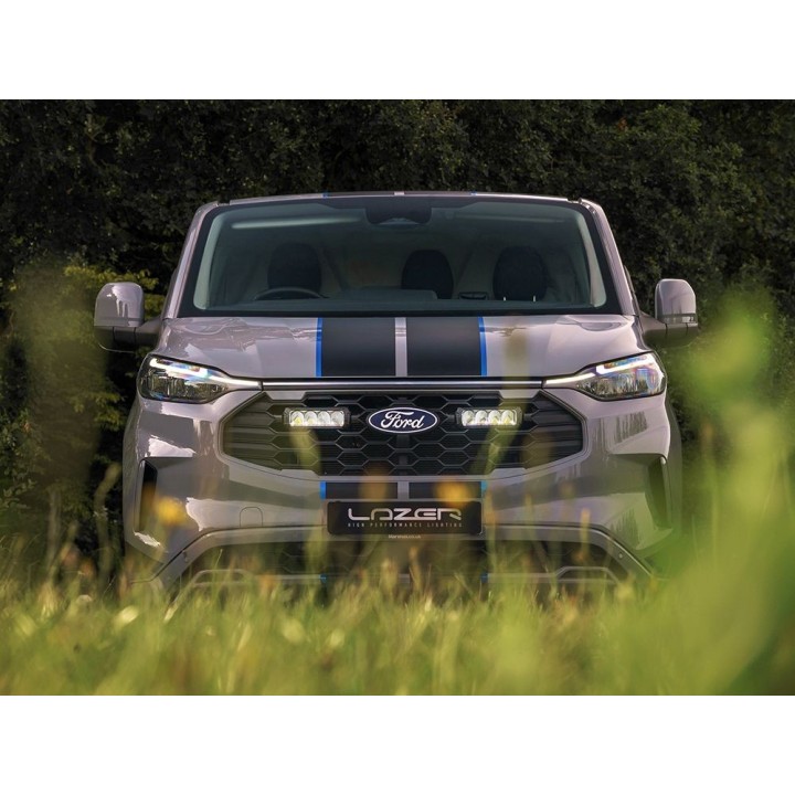 Kit of two LAZER TRIPLE-R 750 (Gen2) with factory grille mounting system - Ford Transit Custom Sport (2024 -)