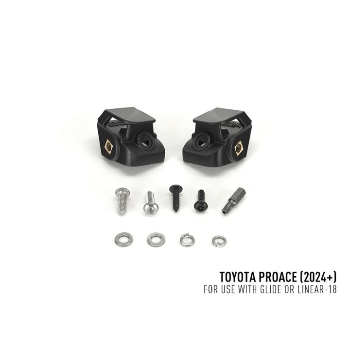 Kit with LAZER Glide with position lights with factory grille mounting system - Toyota Proace (2023 - ) - view 7