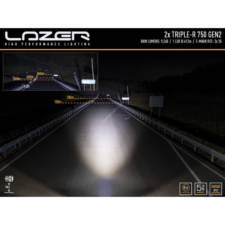 Kit of two LAZER TRIPLE-R 750 (Gen2) – VW AMAROK (2023 -)