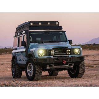 Kit with LAZER Sentinel 7" with factory grille mounting system - INEOS Grenadier