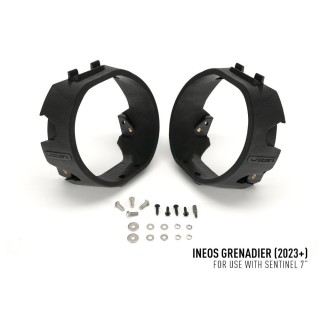 Kit with LAZER Sentinel 7" with factory grille mounting system - INEOS Grenadier - view 2