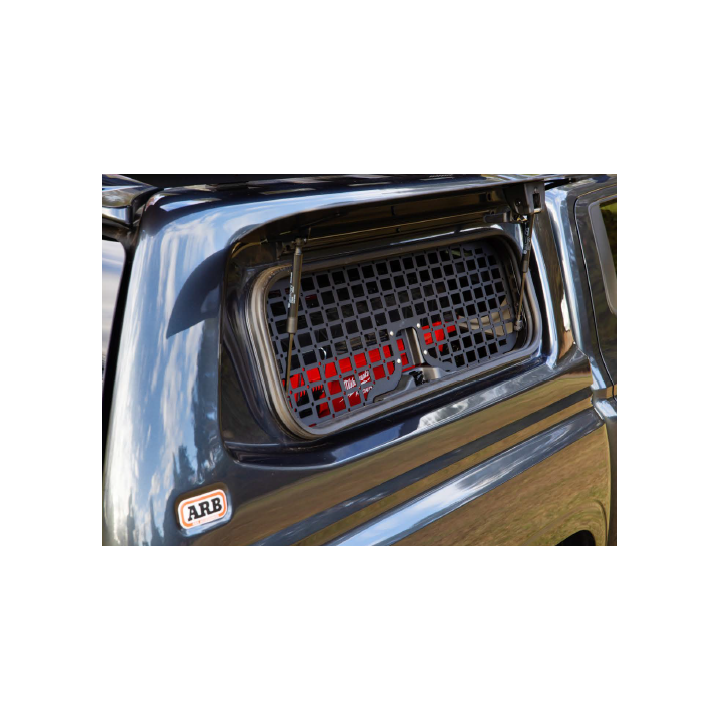 ARB Ascent MOLLE security mesh for the side window