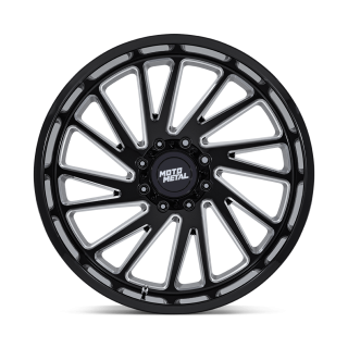 Moto Metal COMBAT alloy wheel Gloss Black Milled 12.0x22 ET-44 8x165.1 - view 2