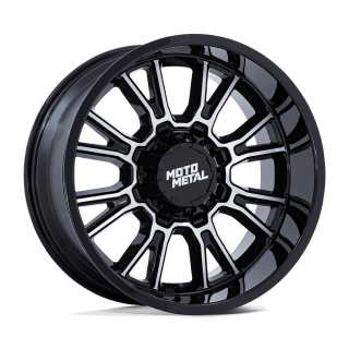 Moto Metal LEGACY alloy wheel Gloss Black Machined 9.0x20 ET20 8x180