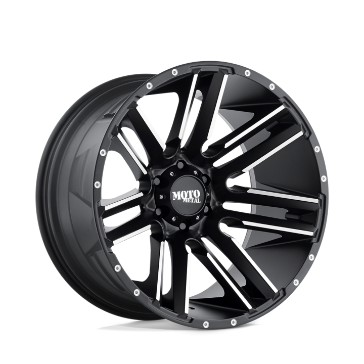 Moto Metal RAZOR alloy wheel Satin Black Machined 9.0x18 ET18 6x139.7