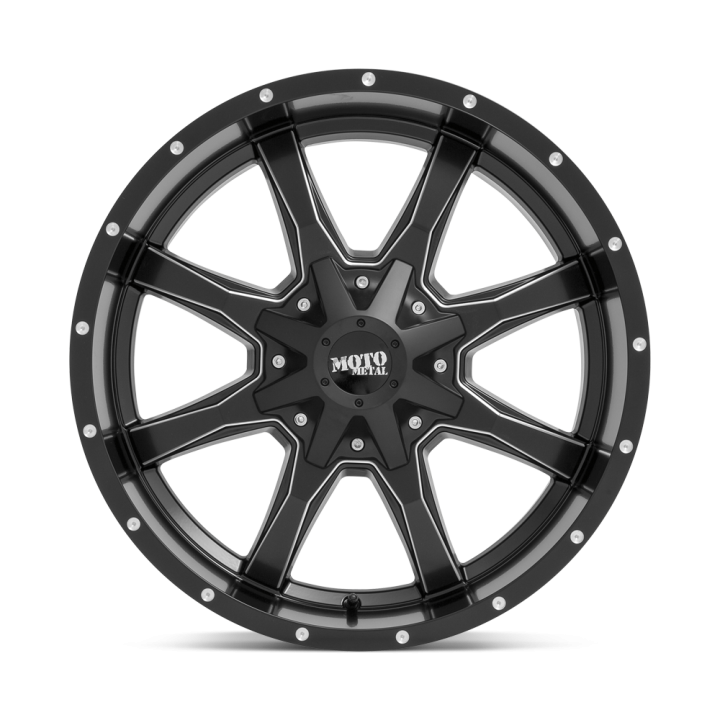 Moto Metal MO970 alloy wheel Semi Gloss Black Milled 10.0x18 ET-24 6x139.7 - view 2