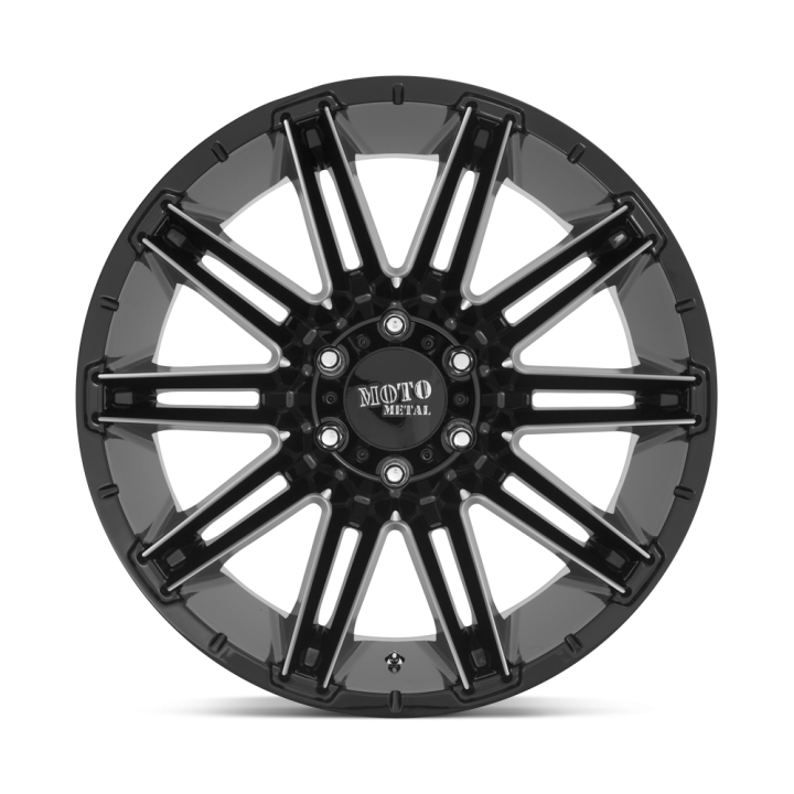 Moto Metal KRAKEN alloy wheel Gloss Black Milled 9.0x20 ET0 6x135 - view 3