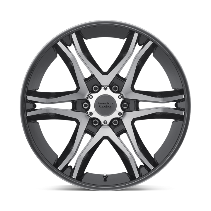 American Racing MAINLINE alloy wheel Gloss Black Machined 8.5x18 ET30 6x139.7 - view 2