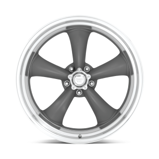 American Racing CLASSIC TORQ THRUST II alloy wheel Mag Gray Machined Lip 6.0x14 ET-2 5x114.3 - view 2