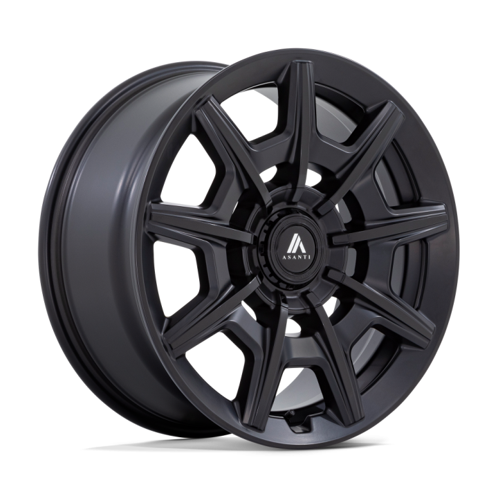 Asanti ESQUIRE alloy wheel Satin Black With Gloss Black Face 10.5x22 ET18 5x120