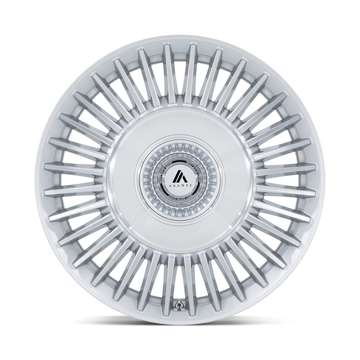 Asanti TIARA alloy wheel Gloss Silver With Bright Machined Face 9.0x20 ET27 5x120 - view 2