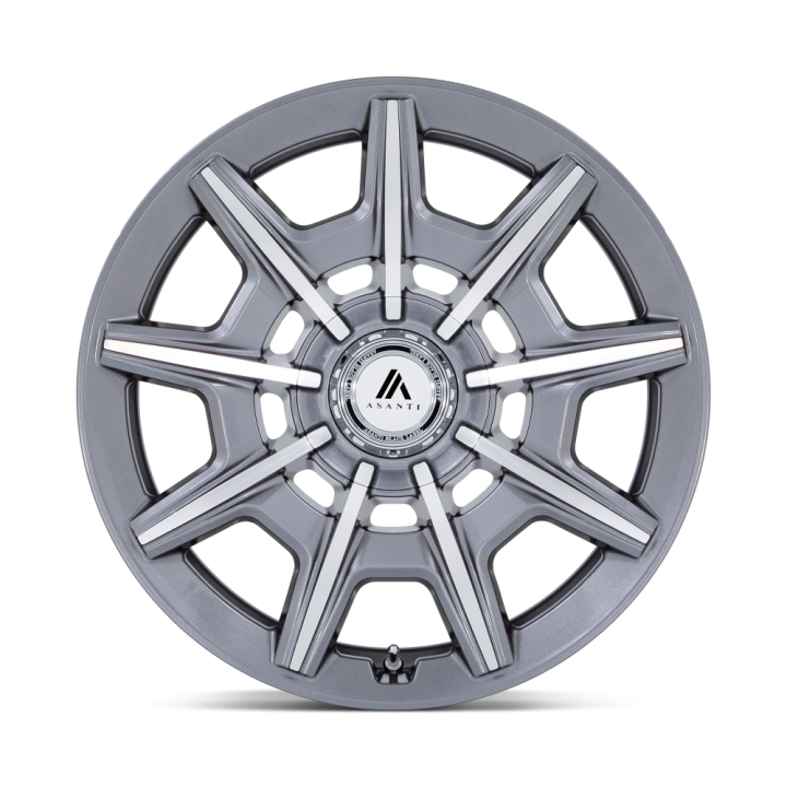 Asanti ESQUIRE alloy wheel Gloss Anthracite Bright Machined 10.5x20 ET38 5x120 - view 2