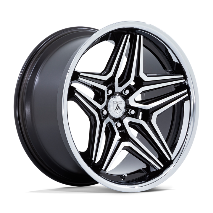 Asanti DUKE alloy wheel Gloss Black Machined 9.0x22 ET15 5x120