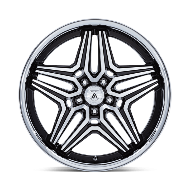 Asanti DUKE alloy wheel Gloss Black Machined 9.0x22 ET15 5x120 - view 3