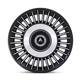 Asanti TIARA alloy wheel Satin Black With Bright Machined Face 9.0x22 ET15 5x120 - view 2