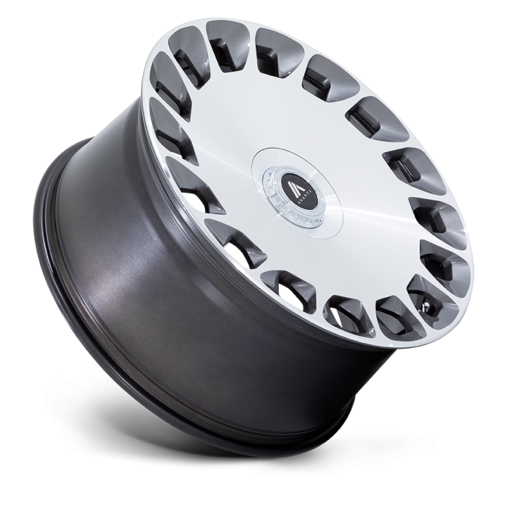 Asanti ARISTOCRAT alloy wheel Gloss Platinum With Bright Machined Face 10.0x24 ET35 5x120 - view 2