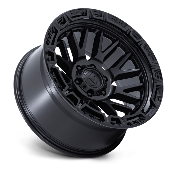 Fuel FC890 RAIL alloy wheel Matte Black W/ Gloss Black Lip 10.0x20 ET-18 6x135 - view 3