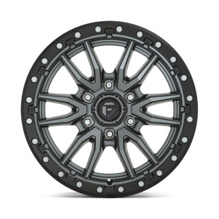 Fuel REBEL alloy wheel Matte Gun Metal Black Bead Ring 10.0x20 ET-18 5x127 - view 2
