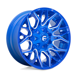 Fuel TWITCH alloy wheel Anodized Blue Milled 10.0x20 ET-18 6x139.7