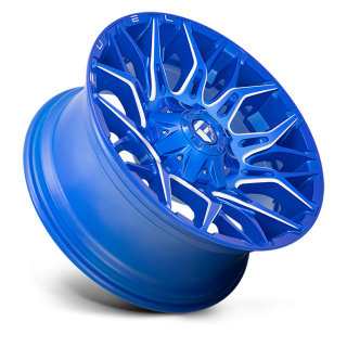 Fuel TWITCH alloy wheel Anodized Blue Milled 10.0x20 ET-18 6x139.7 - view 2