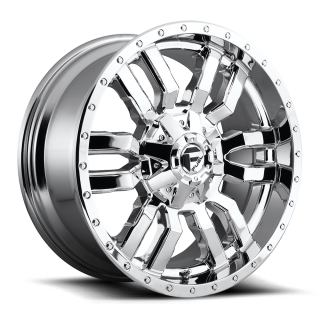 Fuel SLEDGE alloy wheel Chrome Plated 9.0x20 ET1 6x139.7