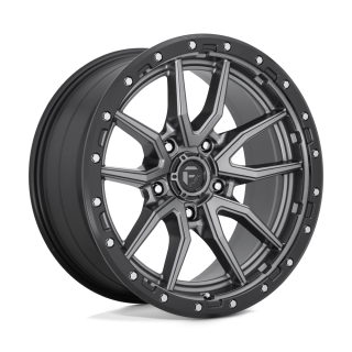 Fuel REBEL alloy wheel Matte Gun Metal Black Bead Ring 9.0x20 ET1 5x150