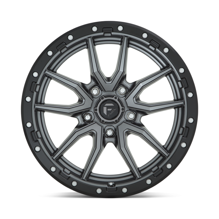 Fuel REBEL alloy wheel Matte Gun Metal Black Bead Ring 9.0x20 ET1 5x150 - view 3