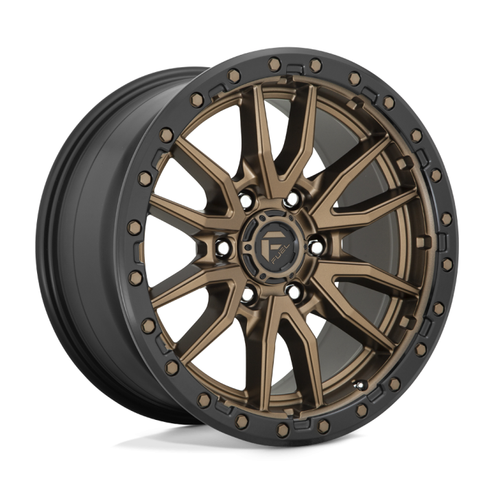 Fuel REBEL alloy wheel Matte Bronze Black Bead Ring 9.0x18 ET20 6x114.3