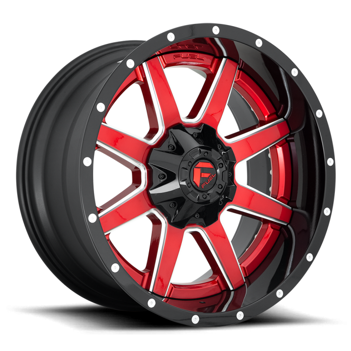 Fuel MAVERICK alloy wheel Gloss Red 12.0x22 ET-44 8x165.1